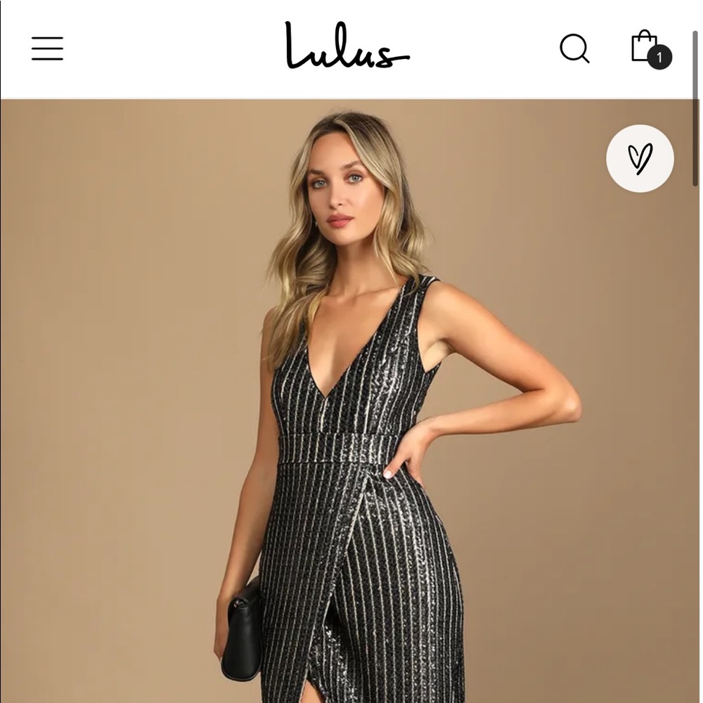 Lulus Unforgettable Elegance Black Sequin Sleeveless Maxi Dress